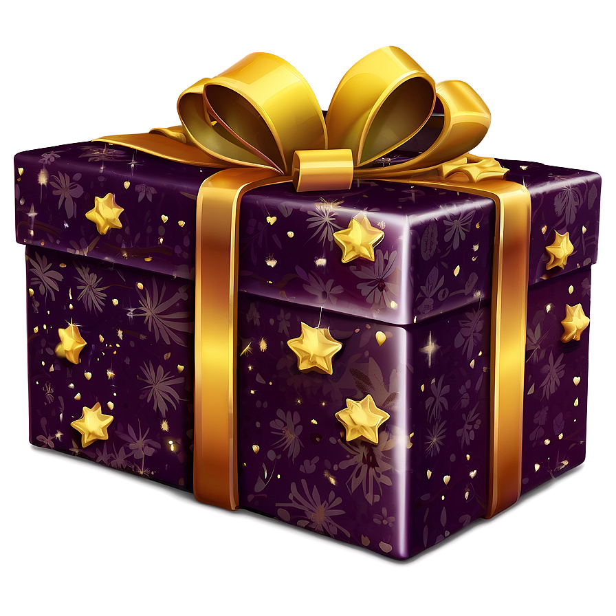 Retro Gift Box Png Rmp