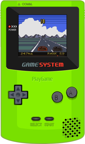 Retro Handheld Racing Game