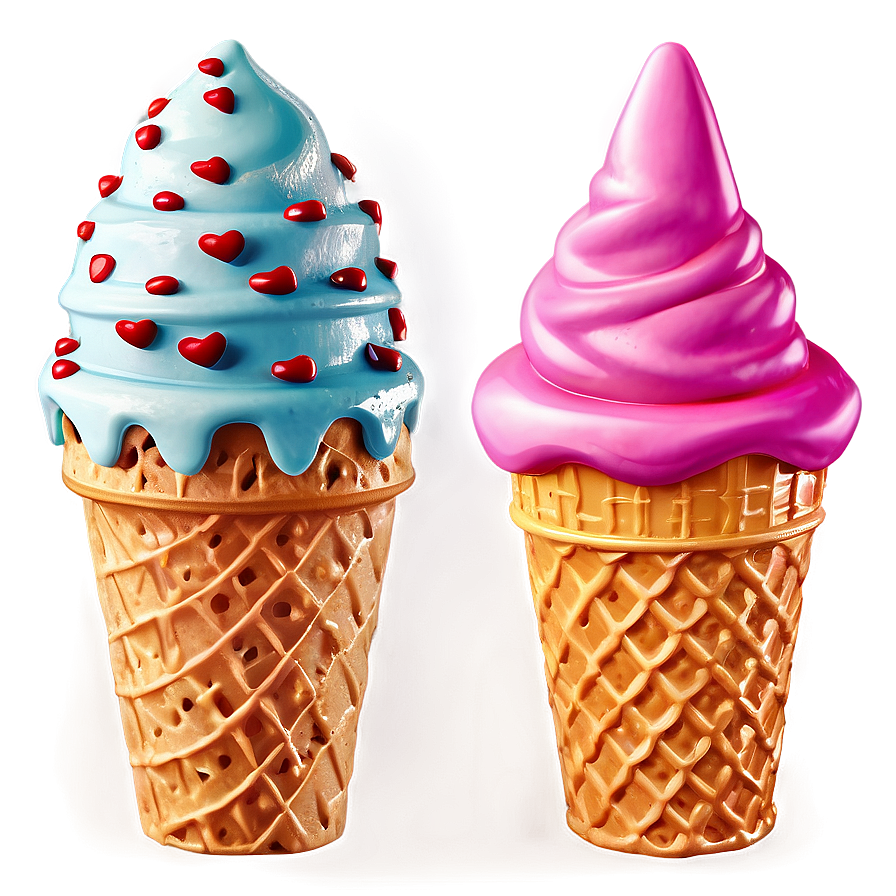 Retro Ice Cream Cone Png Opp