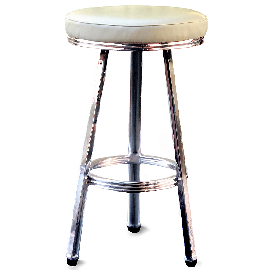 Retro Inspired Barstool Png 06282024