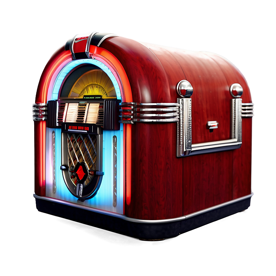 Retro Jukebox Design Png 7