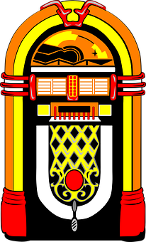 Retro Jukebox Vector Art