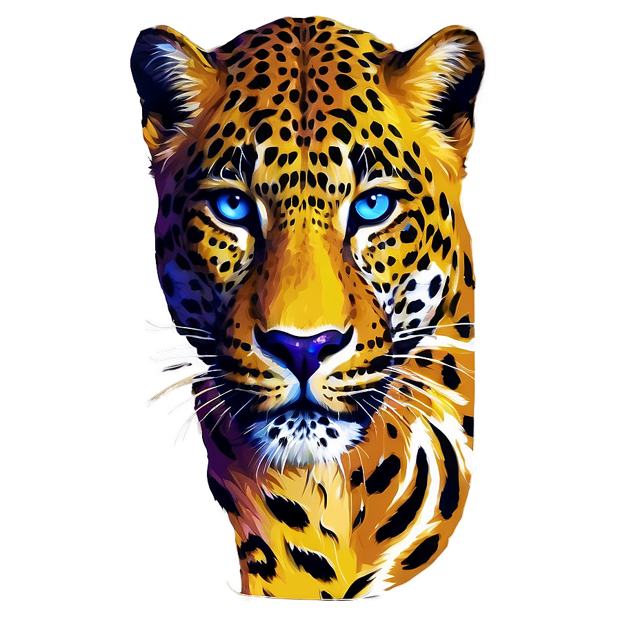 Retro Leopard Pop Art Png 28