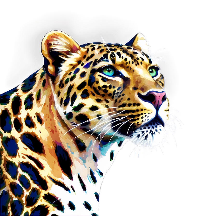 Retro Leopard Pop Art Png 62