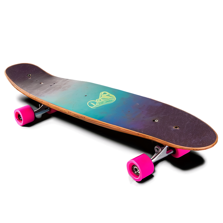 Retro Longboard Png 06272024