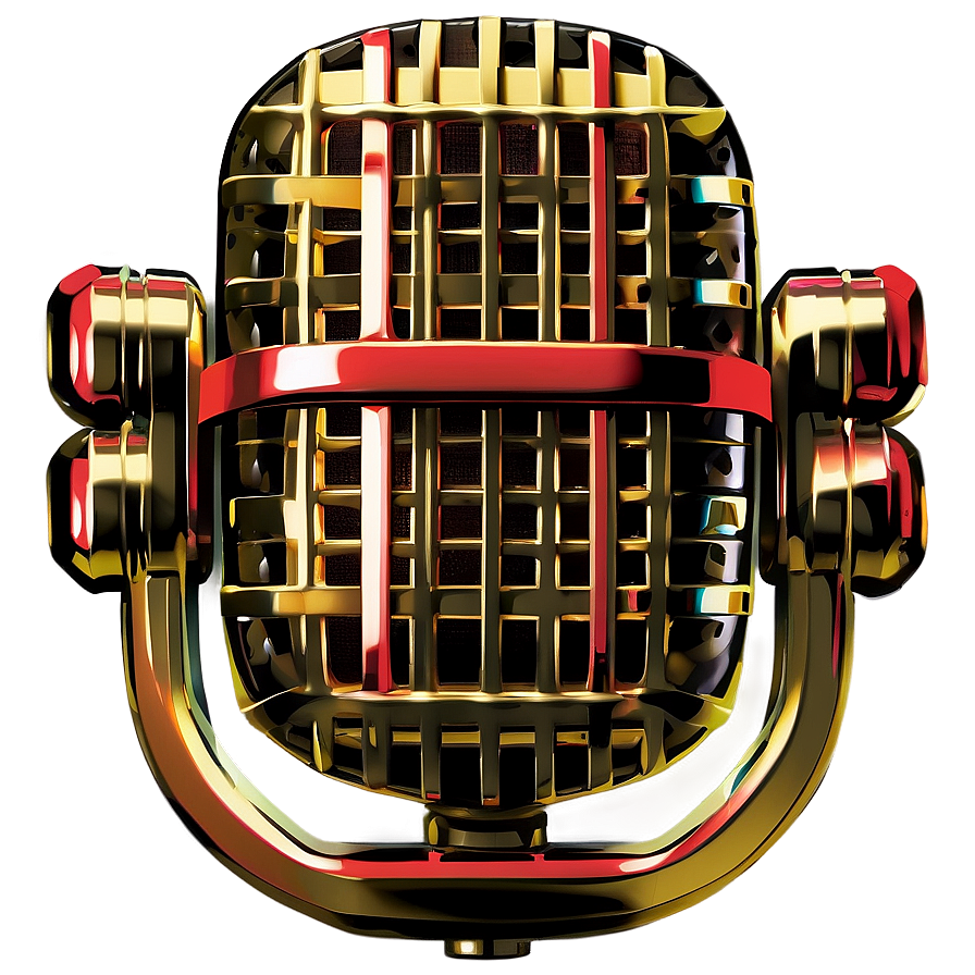 Retro Microphone Png Llm50