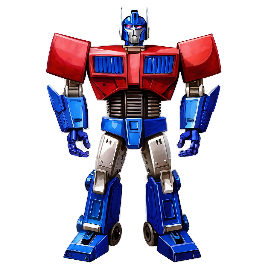 Retro Optimus Prime Poster Png 6