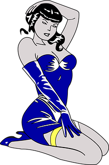 Retro Pinup Illustration