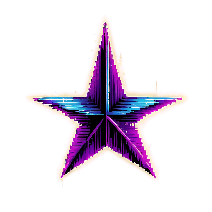 Retro Pixel Star Png 06212024