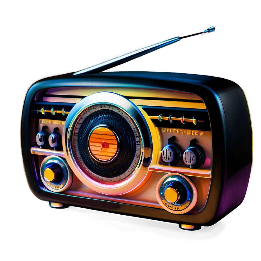 Retro Pop Radio Png 67