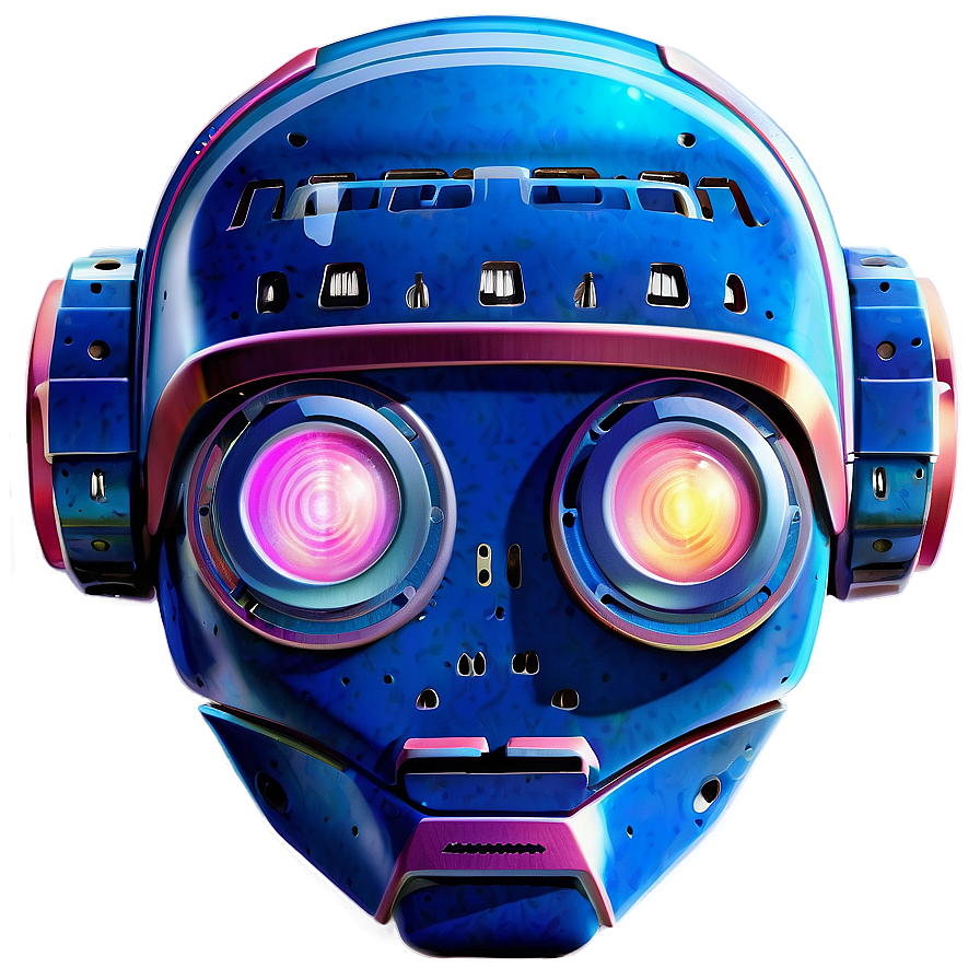 Retro Robot Head Png 06212024