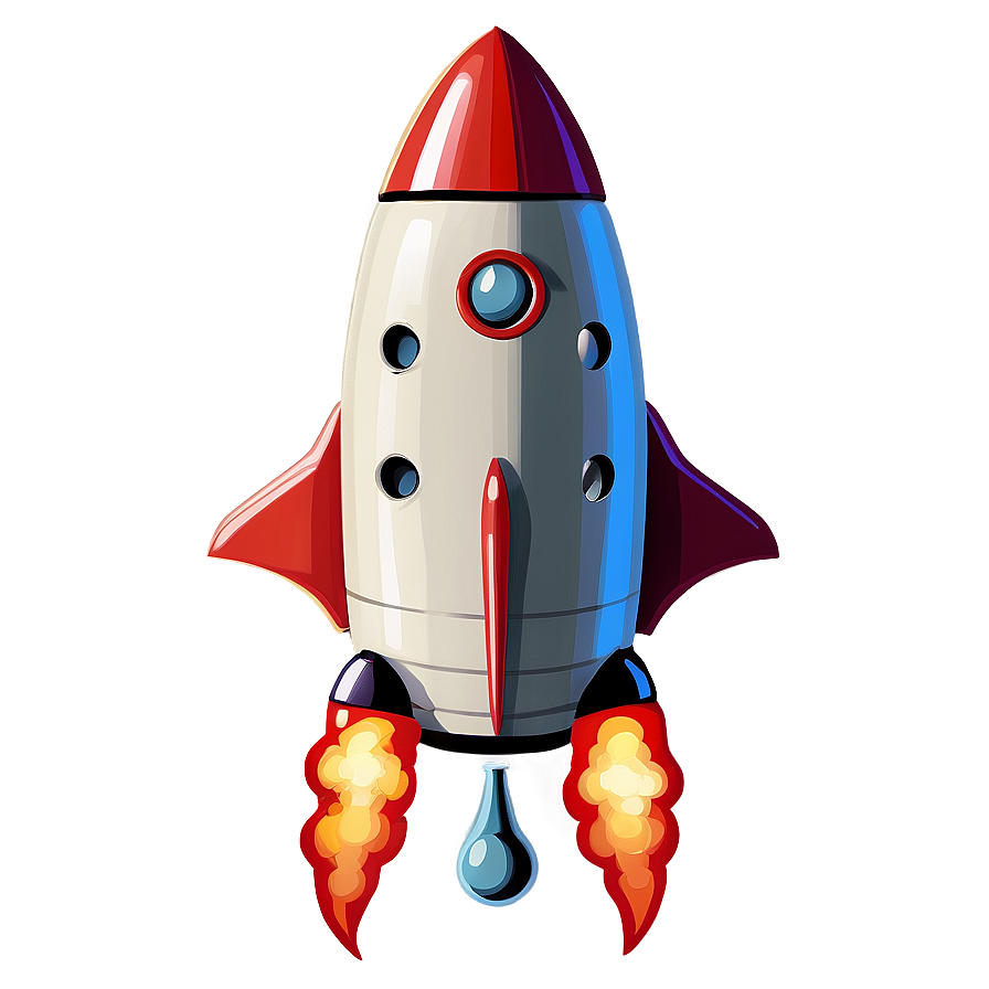 Retro Rocket Png Hhc98