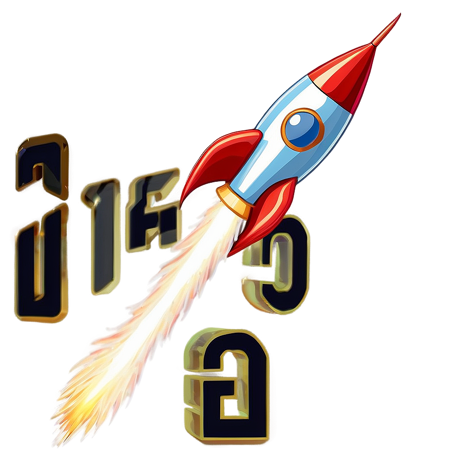 Retro Rocket Png Omc87