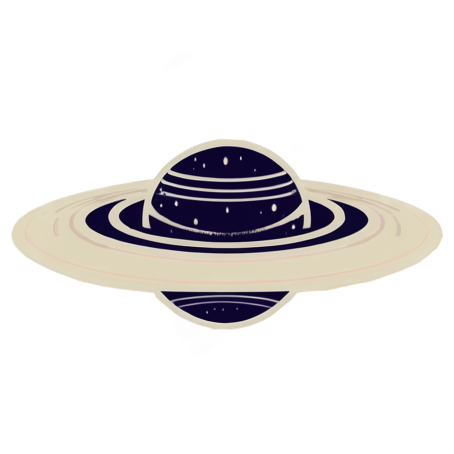 Retro Saturn Poster Png 05212024