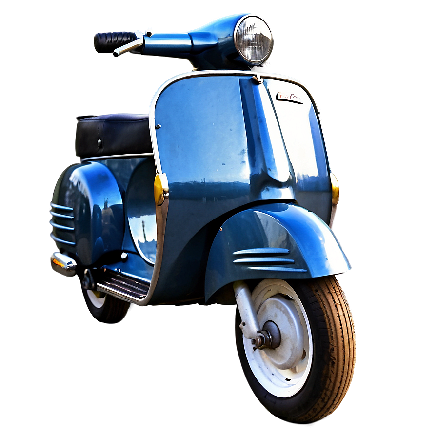 Retro Scooter Motorcycle Png 36