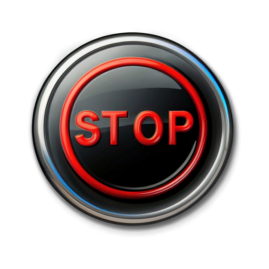 Retro Stop Symbol Png Rin56