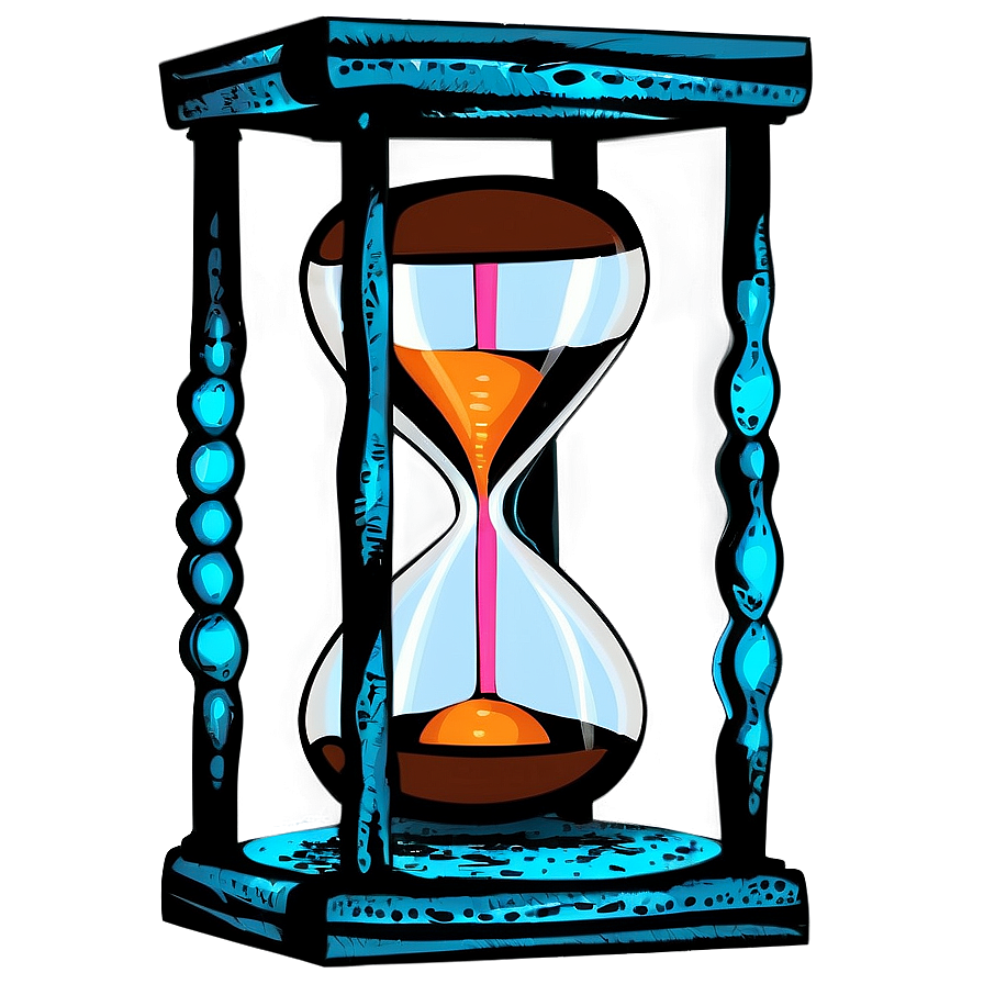 Retro Style Hourglass Png 76