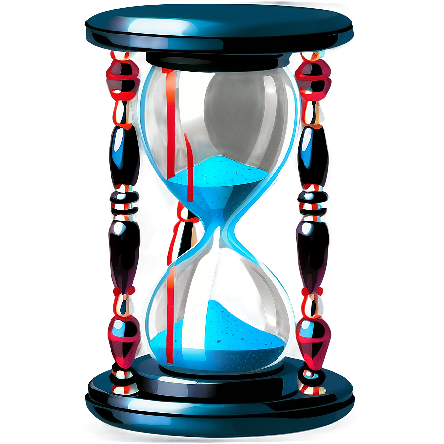 Retro Style Hourglass Png Adr29