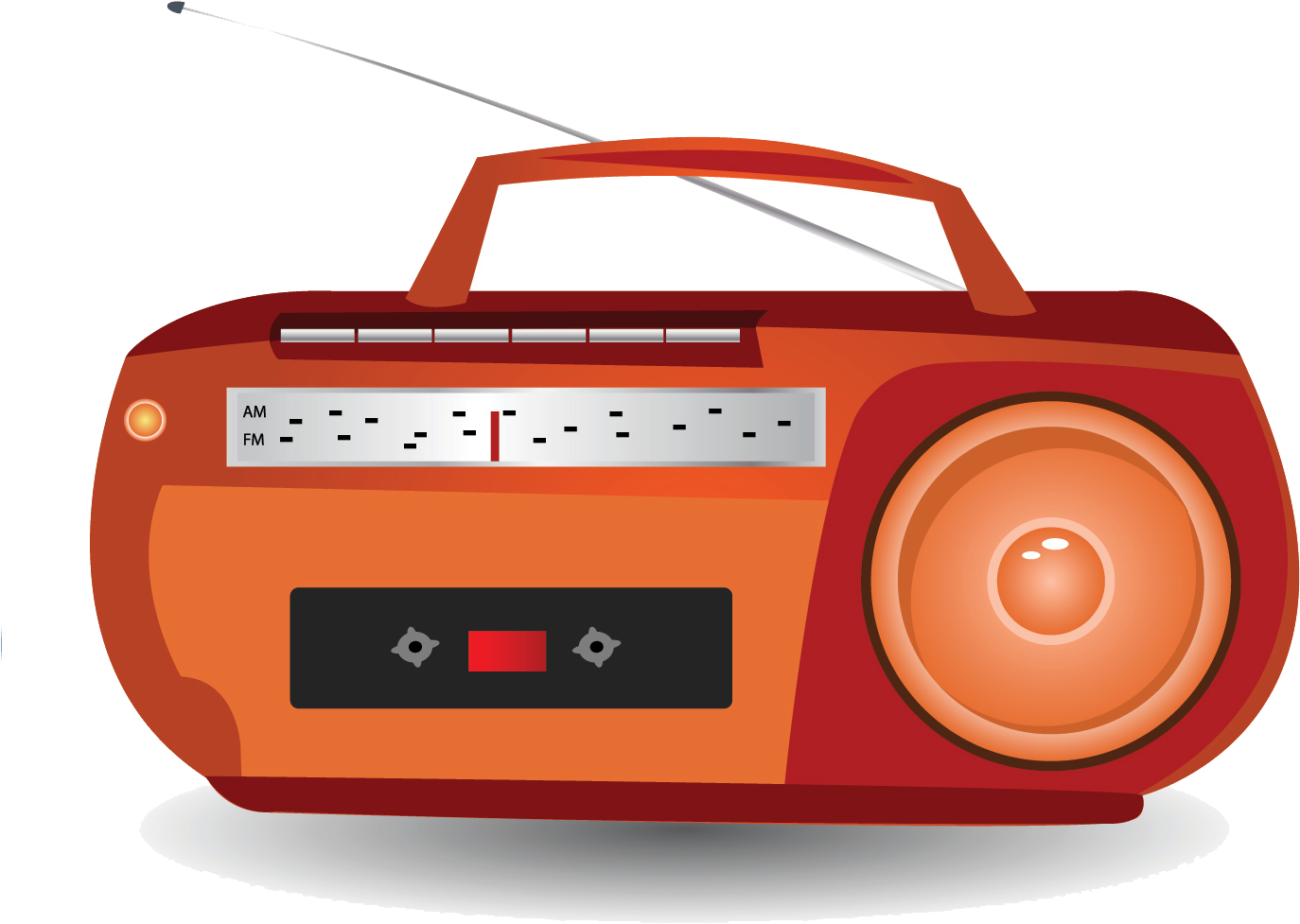 Boombox Radio Cartoon - Cartoon Radio PNG with transparent background