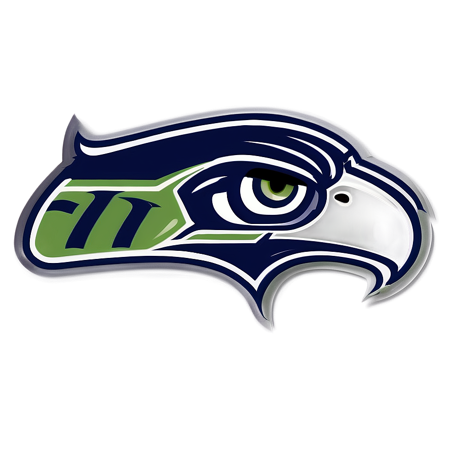 Retro Style Seahawks Logo Png 97