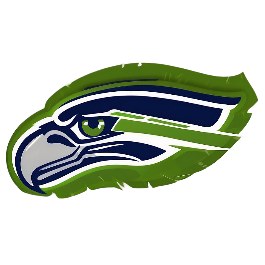 Retro Style Seahawks Logo Png Ajj38