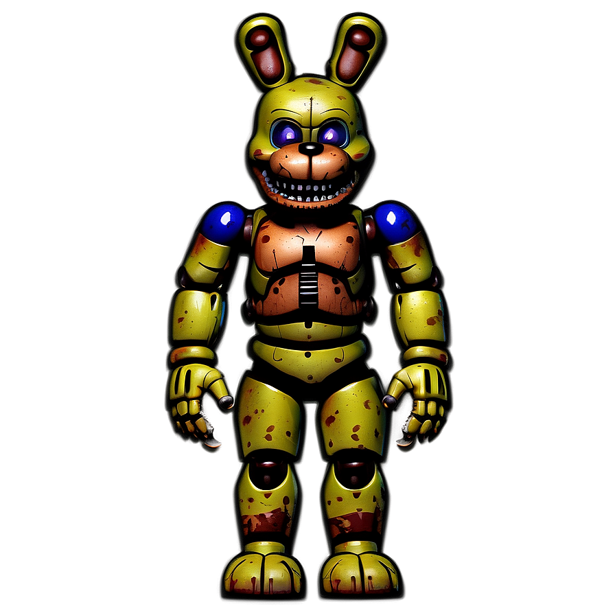 Retro Style Springtrap Png Tyy84