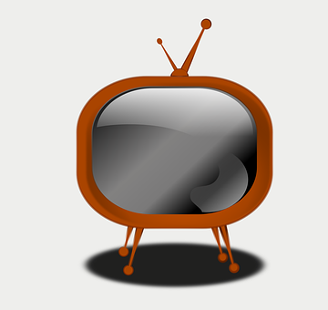 Retro Style Television Illustration