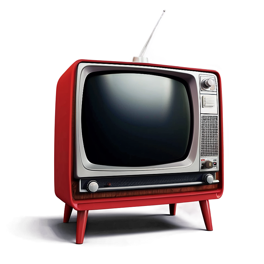 Retro Style Tv Set Png Ktw80