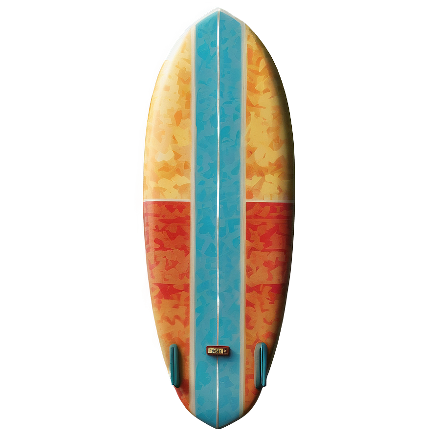 Retro Surfboard Art Png 7