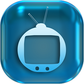 Retro T V Icon PNG with transparent background