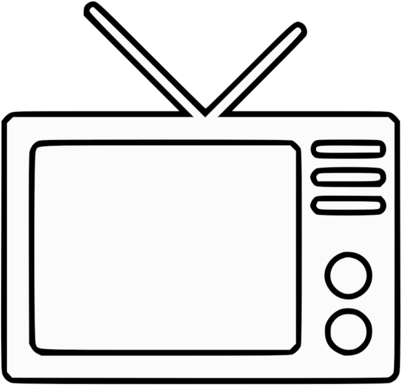 Tv Television Transparent Background Clipart Png - Clipart Television With Transparent Background, Png Download PNG with transparent background