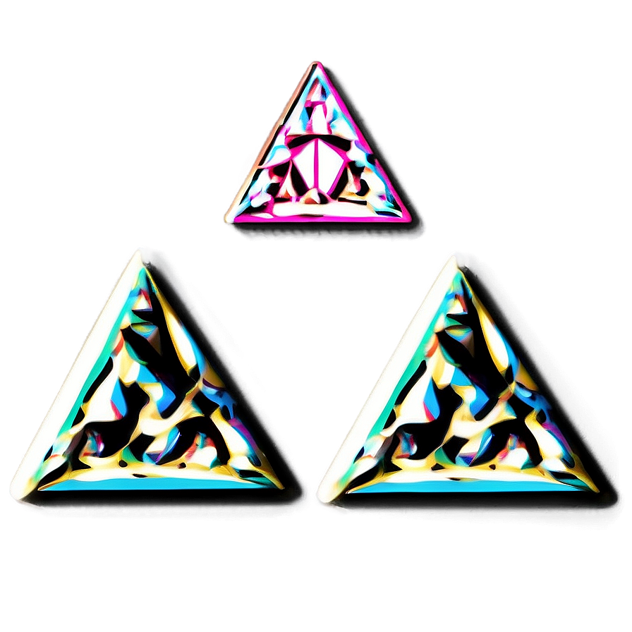 Retro Triforce Poster Png 05242024