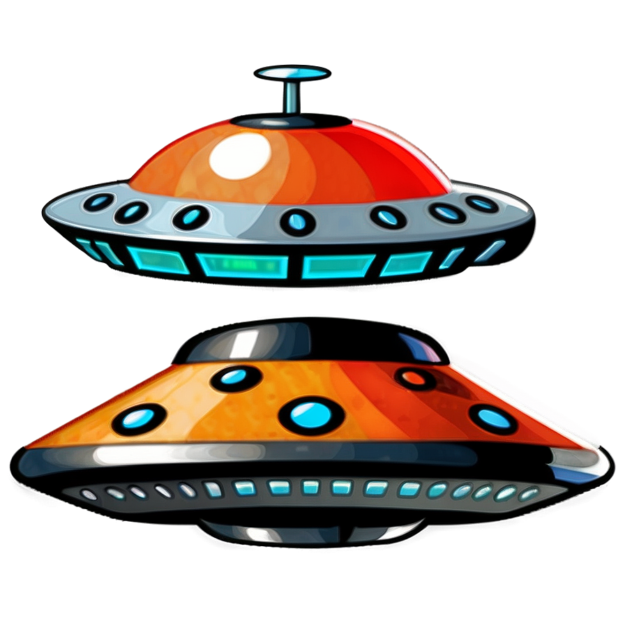 Retro Ufo Png Flv57