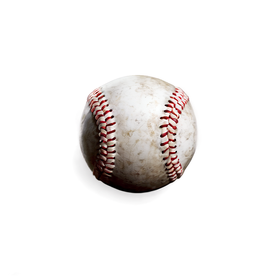 Retro Weathered Baseball Png 06282024