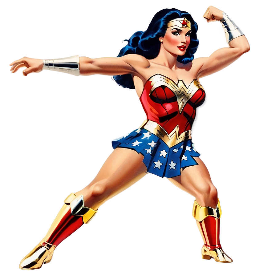 Retro Wonder Woman Logo Png 2