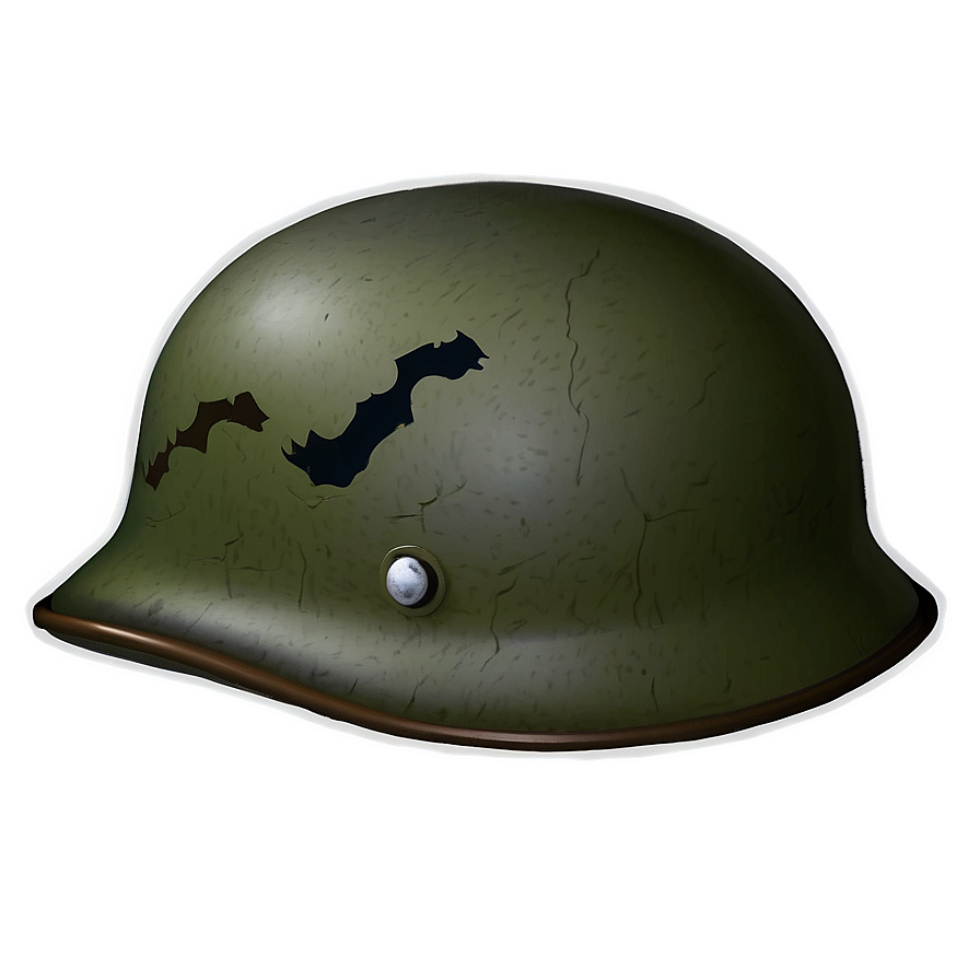 Retro Ww2 Helmet Art Png Rfn