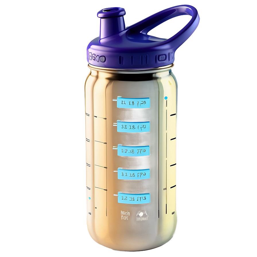 Reusable Water Bottle With Measurements Png 1