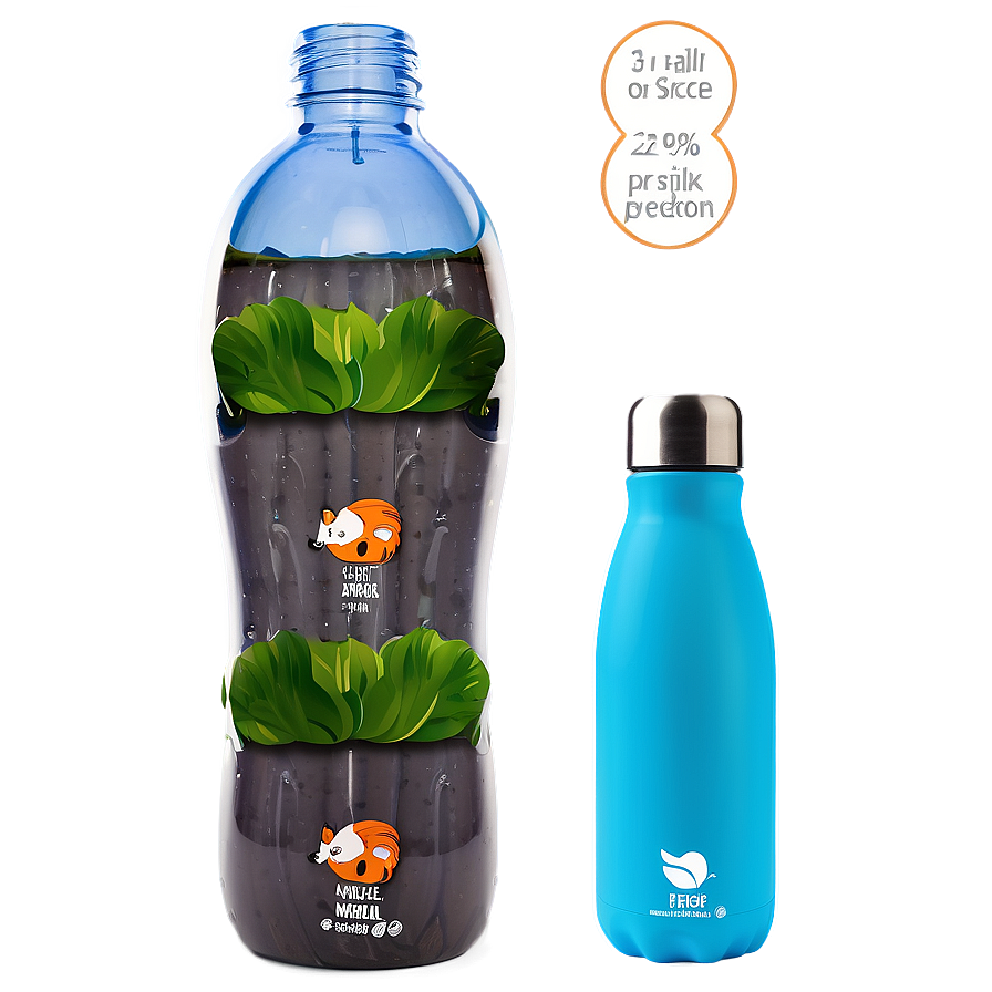 Reusable Water Bottle With Times Png Ocw