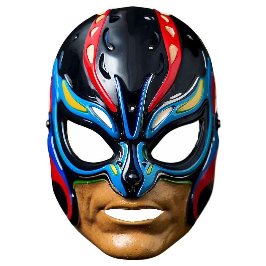 Rey Mysterio Iconic Mask Design Png Ylr90