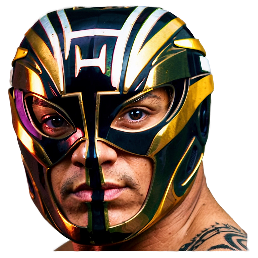 Rey Mysterio Luchador Mask Portrait