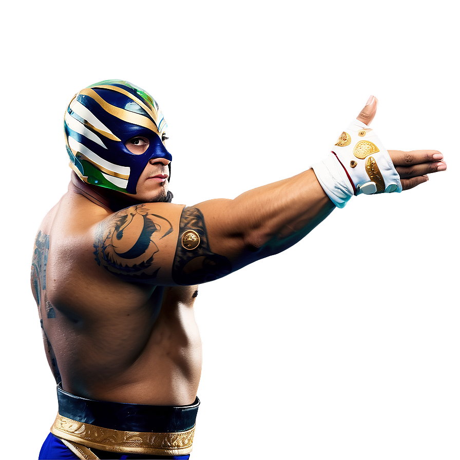 Rey_ Mysterio_ Wrestling_ Pose