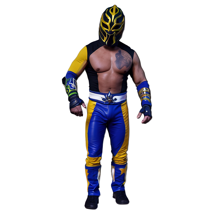 Rey_ Mysterio_ Wrestling_ Pose