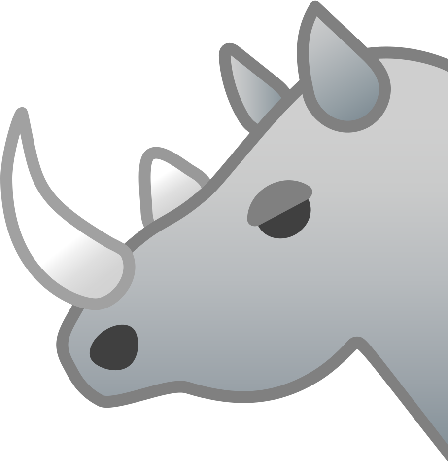 Rhinoceros Icon, HD Png Download PNG with transparent background