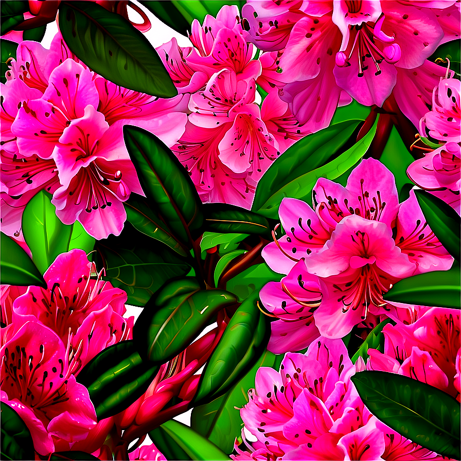 Rhododendron Pattern Png 06282024