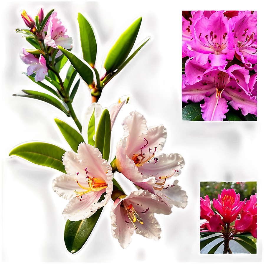 Rhododendron Pattern Png Bly