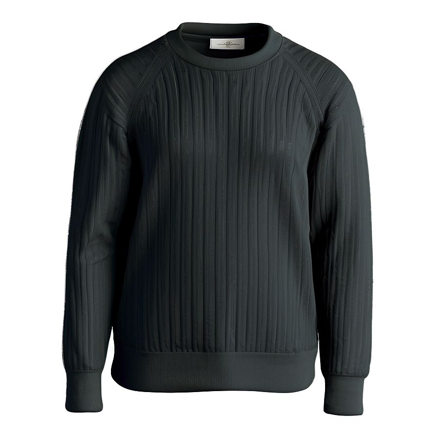 Ribbed Crewneck Sweater Png Rcg87