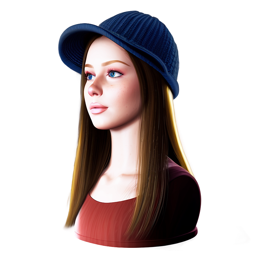 Ribbing Hat Sketch Png 74