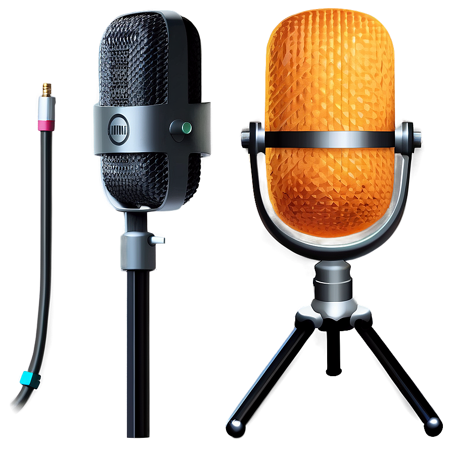 Ribbon Podcasting Microphone Png Lup34