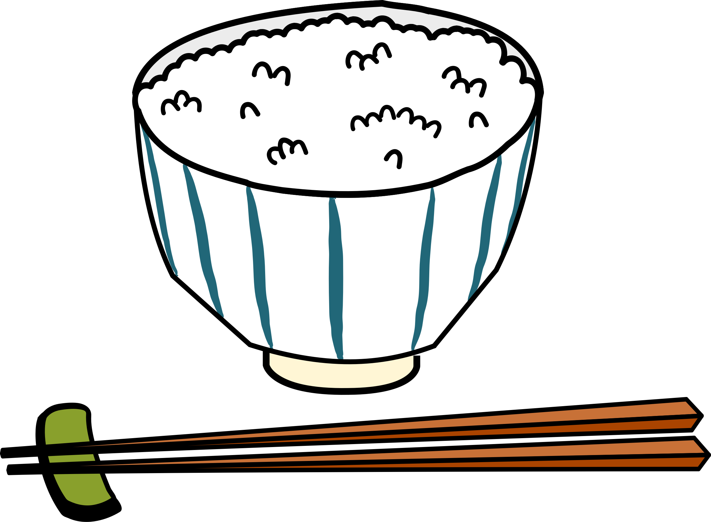 Japanese Rice Bowl - Japanese Rice Clipart, HD Png Download PNG with transparent background