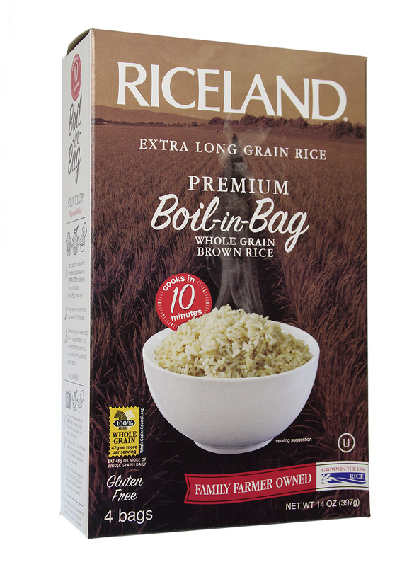 Riceland Extra Long Grain Brown Rice Packaging